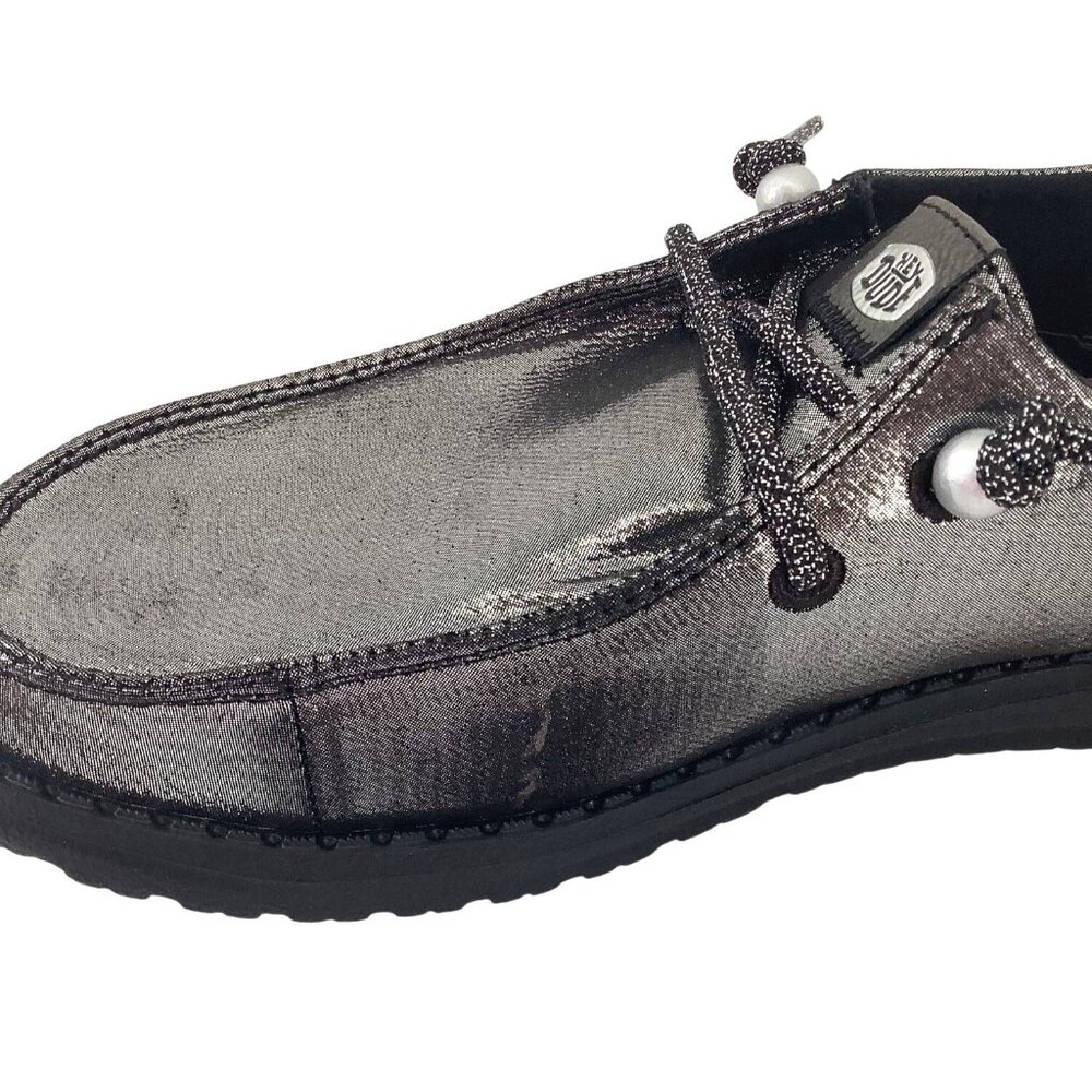 Hey Dude Womens Wendy Metallic Loafers Size 7 - Picture 6 of 8